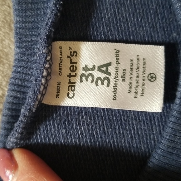 ❣5 for $25 Sale❣ Carter's Strawberry Toddler Sweatsuit Set - Size 3T - Picture 3 of 6